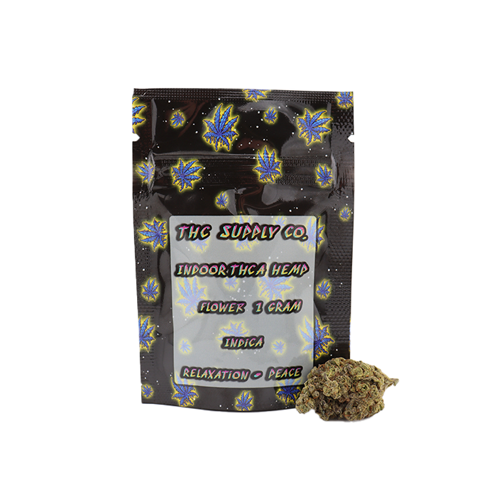 THCSC Indoor THCA Hemp Flower 1g / Indica Purple Punch